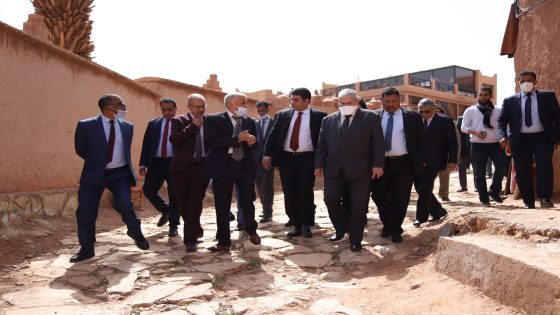 زيارة ميدانية لعامل إقليم ورزازات لتفقد أوضاع المتضررين من التساقطات المطرية الأخيرة