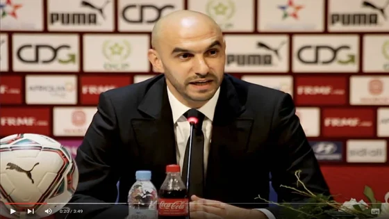 الركراكي…نسعى إلى تطوير أداء المنتخب الوطني في إقصائيات كأس أمم إفريقيا