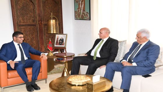 السيد بنسعيد يجري مباحثات ثنائية مع نظيره الفلسطيني