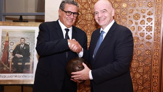 أخنوش وإنفانتينو يبحثان تنظيم مونديال 2030 بنيويورك