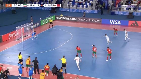إنتزع المنتخب المغربي إنتصاره تمين على إيران لتأهل إلى دور الربع في مونديال الفوتسال “أوزبكستان 2024”