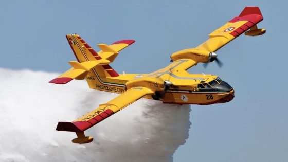 إرسال طائرتين من طراز (كنادير) للقوات المسلحة الملكية في إطار مكافحة حرائق الغابات بالبرتغال