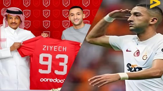الدحيل القطري يخطف حكيم زياش: صفقة مفاجئة بعد أزمة مع غلطة سراي