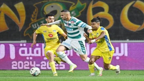 الرجاء يواصل الزحف: فوز ثمين على الشباب السالمي بثنائية نظيفة