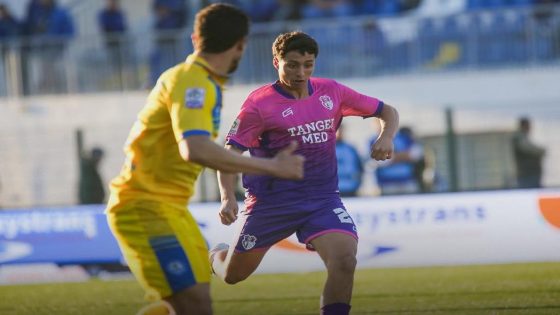 نهضة الزمامرة يهزم اتحاد طنجة ويصعد للمركز الثاني في الدوري