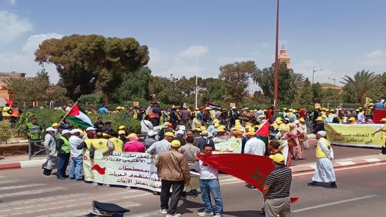 الكونفدرالية الديمقراطية للشغل تحتفي بعيد الشغل بمسيرة حاشدة في ورزازات