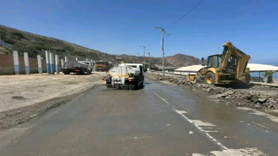 صيف واعد في إزمورن… استعدادات مبكرة لاستقبال الزوار بشاطئ تلايوسف