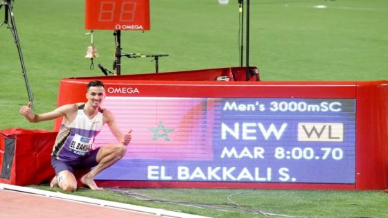 البقالي يفعلها مجددًا.. أسرع توقيت عالمي في سباق 3000 متر موانع