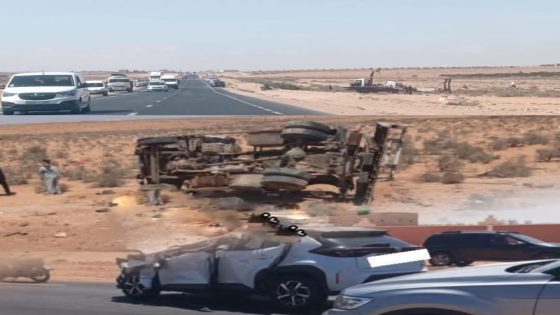 اصطدام عنيف على الطريق الوطنية بأيت جرار.. قتيل وإصابات في حادث سير مأساوي بإقليم تزنيت