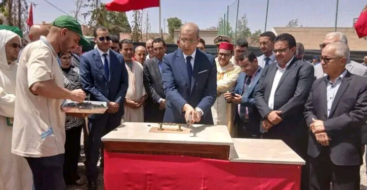 بمناسبة عيد العرش.. آيت باها تضع حجر الأساس لأول مسبح جماعي في المنطقة