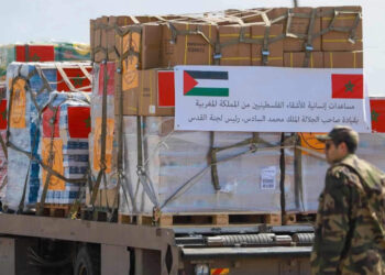 قوافل محمد السادس تعبر نحو غزة: 100 طن غذاء ودواء لأطفال تحت الحصار