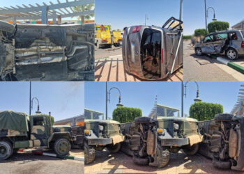 جرسيف.. حادث سير بين شاحنة عسكرية وسيارة أجنبية يخلّف جرحى