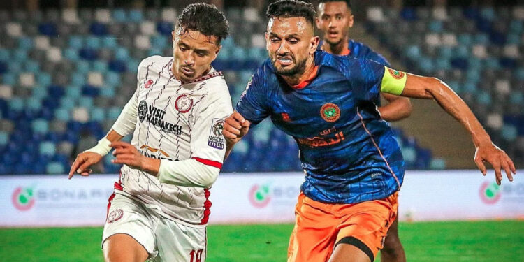 نهضة بركان يعود من مراكش بانتصار ثمين يعزز صدارته