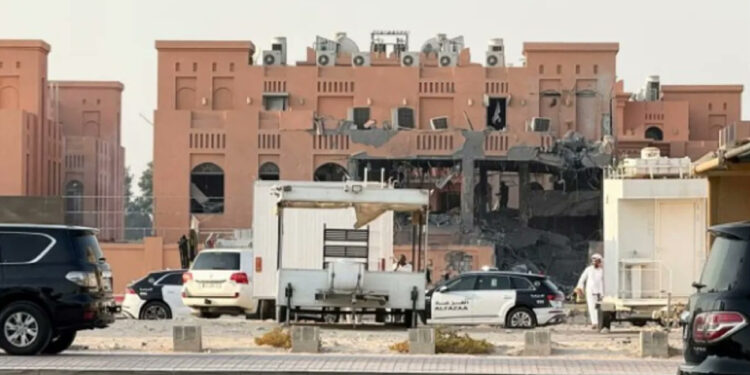 دوحة تتصاعد أعمدة الدخان: انفجار يستهدف قادة حماس في عملية اغتيال دقيقة