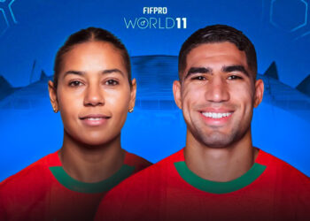 حكيمي والشباك يضعان المغرب في قمة كرة القدم العالمية