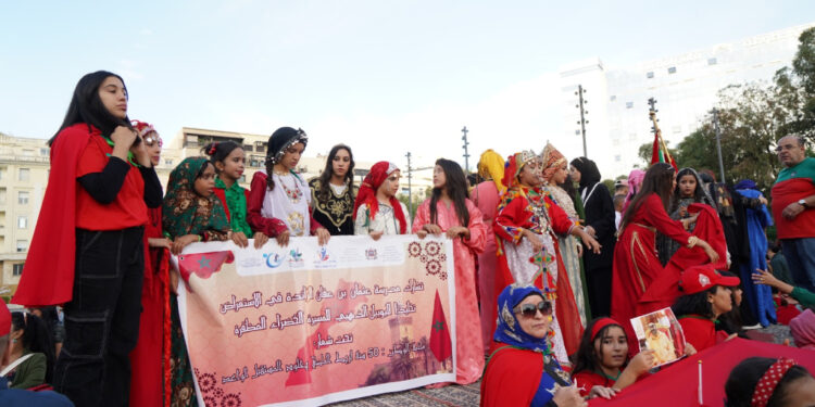 حضور قياسي في المسيرة الاستعراضية الكبرى بمناسبة الذكرى الخمسين للمسيرة الخضراء المظفرة