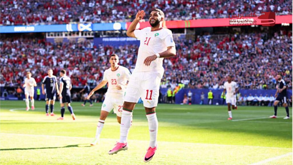 المغرب ضد اسكتلندا في كأس العالم 2026 وفوز أسود الأطلس بهدف إسماعيل الصيباري