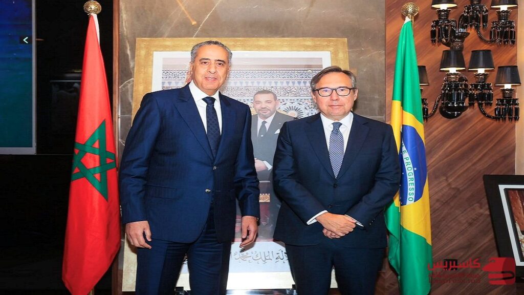 التعاون الأمني المغربي البرازيلي يتعزز.. حموشي يفتح جبهة جديدة ضد الإرهاب والجريمة العابرة للحدود عبد اللطيف حموشي خلال استقباله سفير البرازيل بالرباط لتعزيز التعاون الأمني المغربي البرازيلي