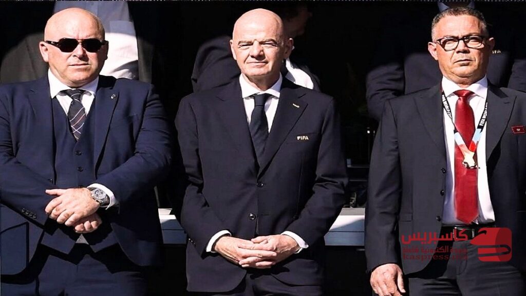 رئيس الاتحاد الدولي لكرة القدم جياني إنفانتينو خلال حديثه عن مستقبل كأس العالم.